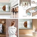 Four mockups of a spa product