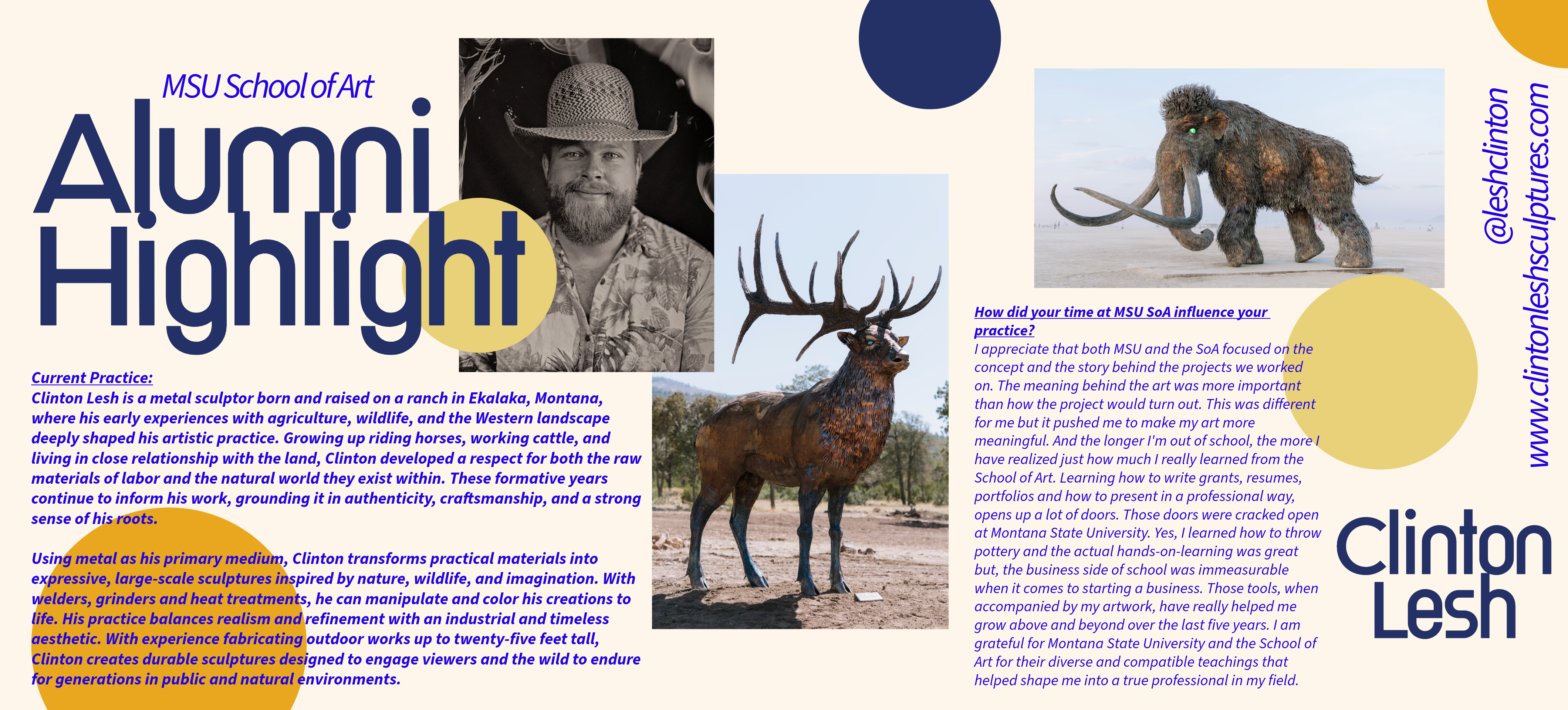 Alumni Highlight of Clinton Lesh